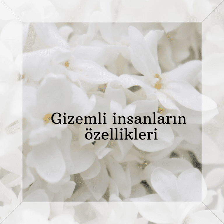 Gizemli Olmanın Yolları