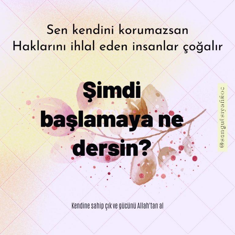 Çok Güçlüsün! Işığına Sahip Çık